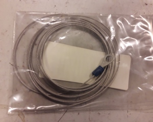 wire w/cable lugs 2m